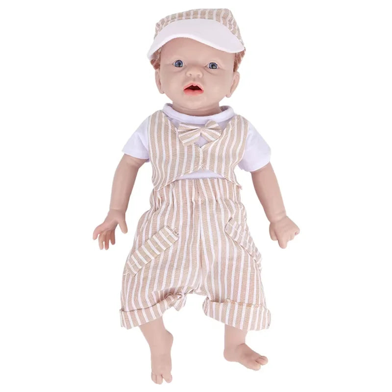100% Full Silicone  Doll  Realistic Baby Toys -  Lifelike Newborn Baby - DIY Painted Dolls Kit for Children
