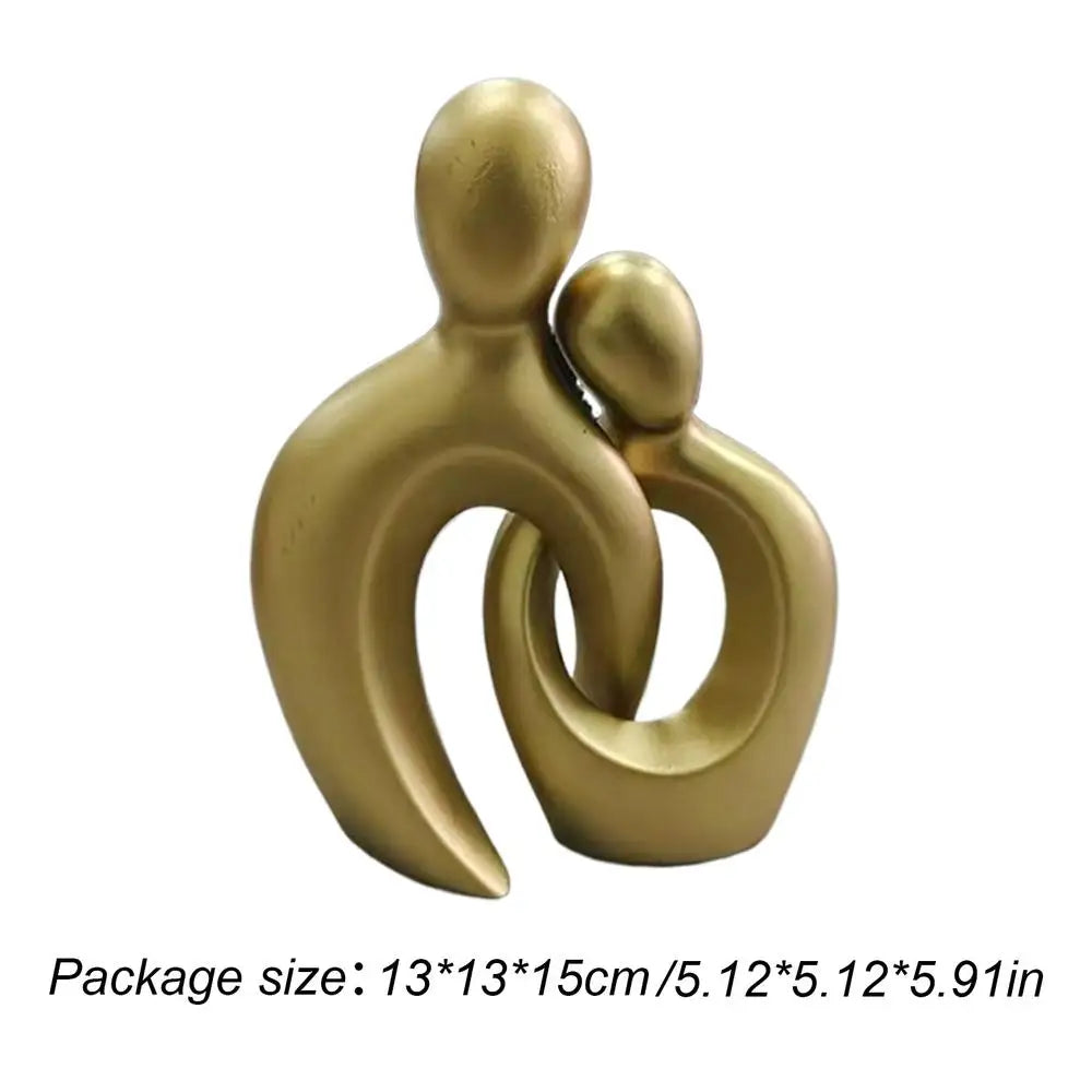 Couple Sculpture Lover-  Hugging Characters