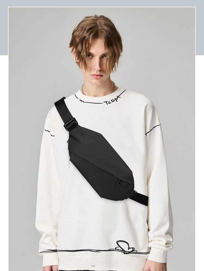 Men's Crossbody - Large Capacity Casual Shoulder Fashion - Multi-functional Chest Bag