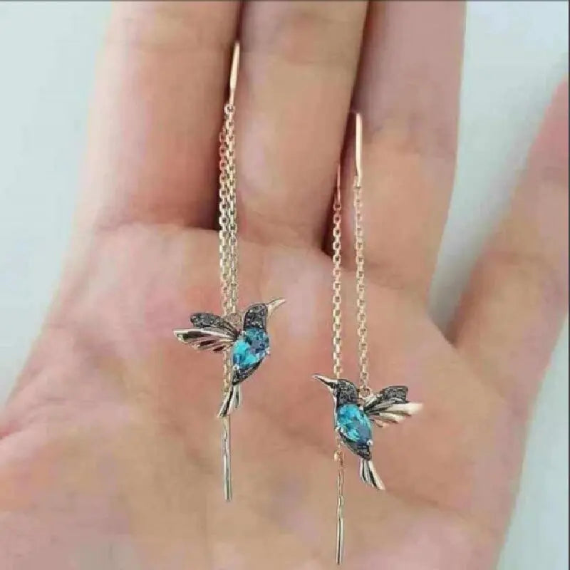2PC Women's Fashion Multi Style Long Irregular tassel Earrings