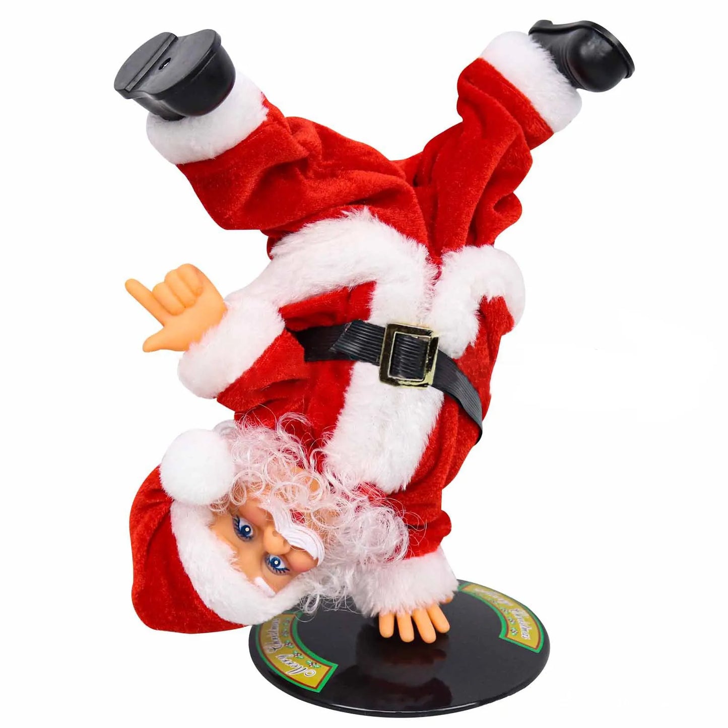 Creative Electric Handstand Santa Claus Doll With Music