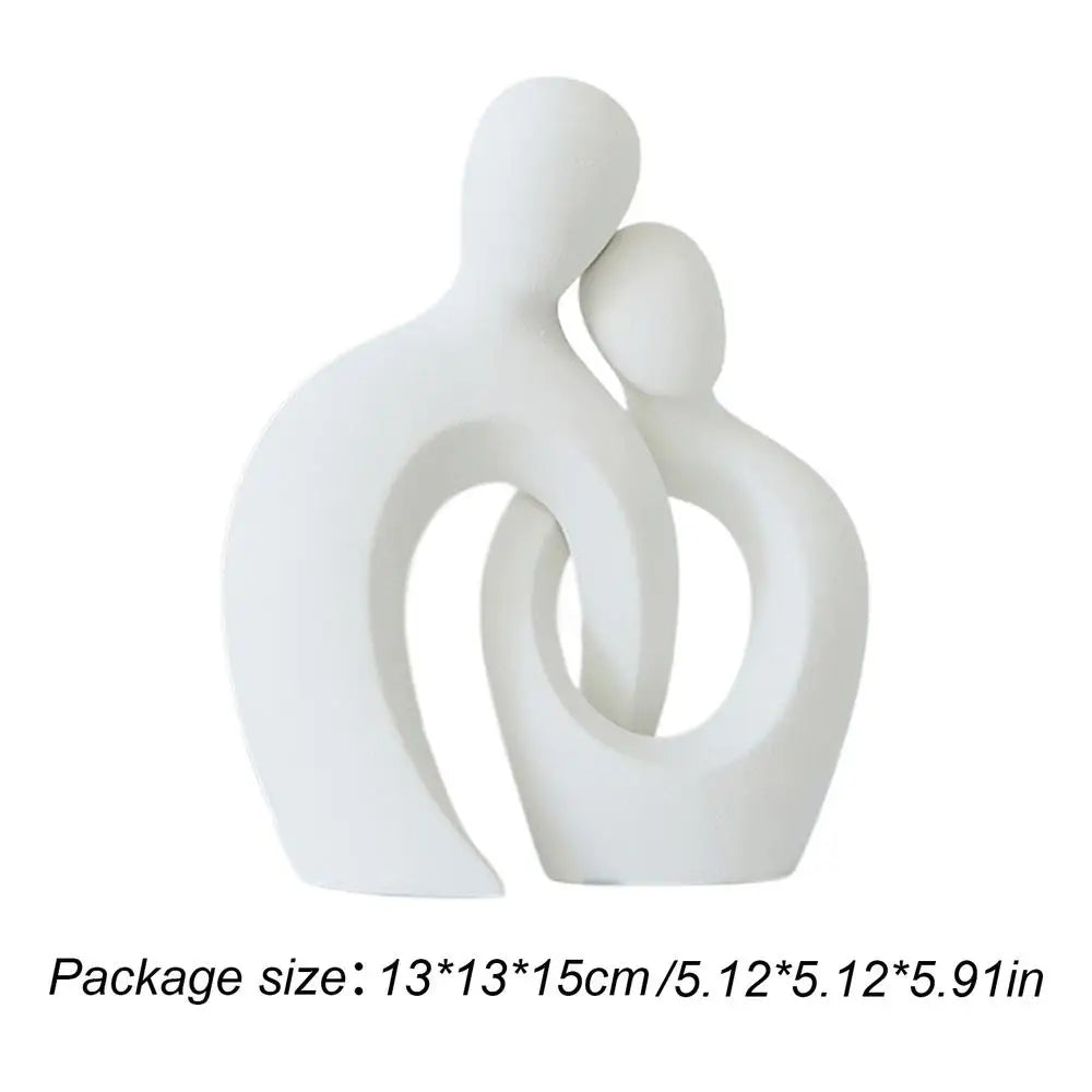 Couple Sculpture Lover-  Hugging Characters