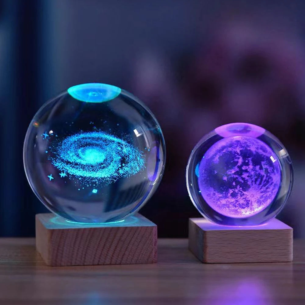 3D Crystal Ball Solar Planet System