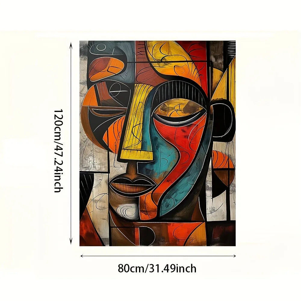 Abstract African art canvas print