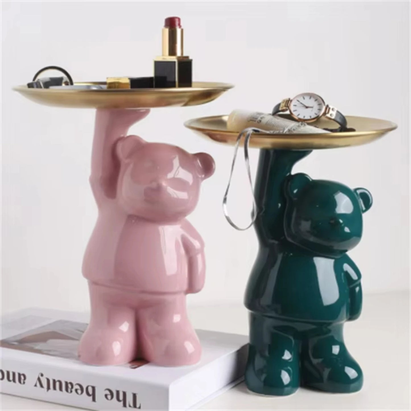 Nordic Creative Light Luxury Ceramic Animal  Storage