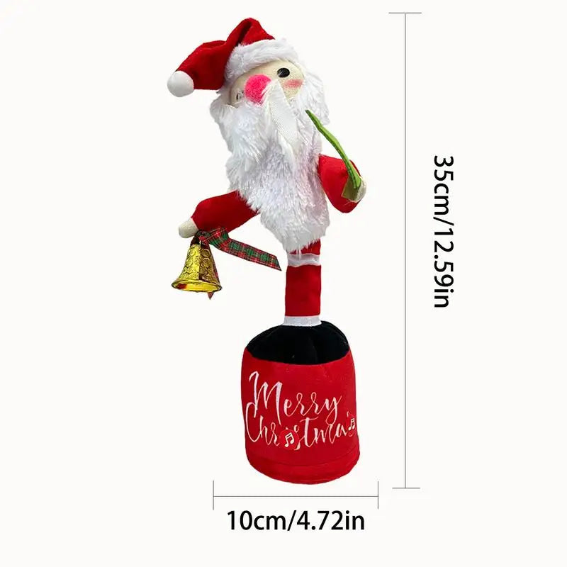 Santa Claus Dancing Doll - Christmas Santa Claus Plush Toy Christmas - Battery Operated Musical Figure