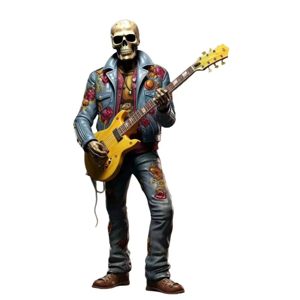 Halloween Rock Skull Band - Doll Halloween Party Celebration - A Gift For Rock Musicians