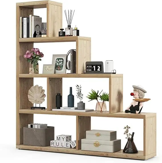 4 Tier Bookshelf, L Shaped Ladder