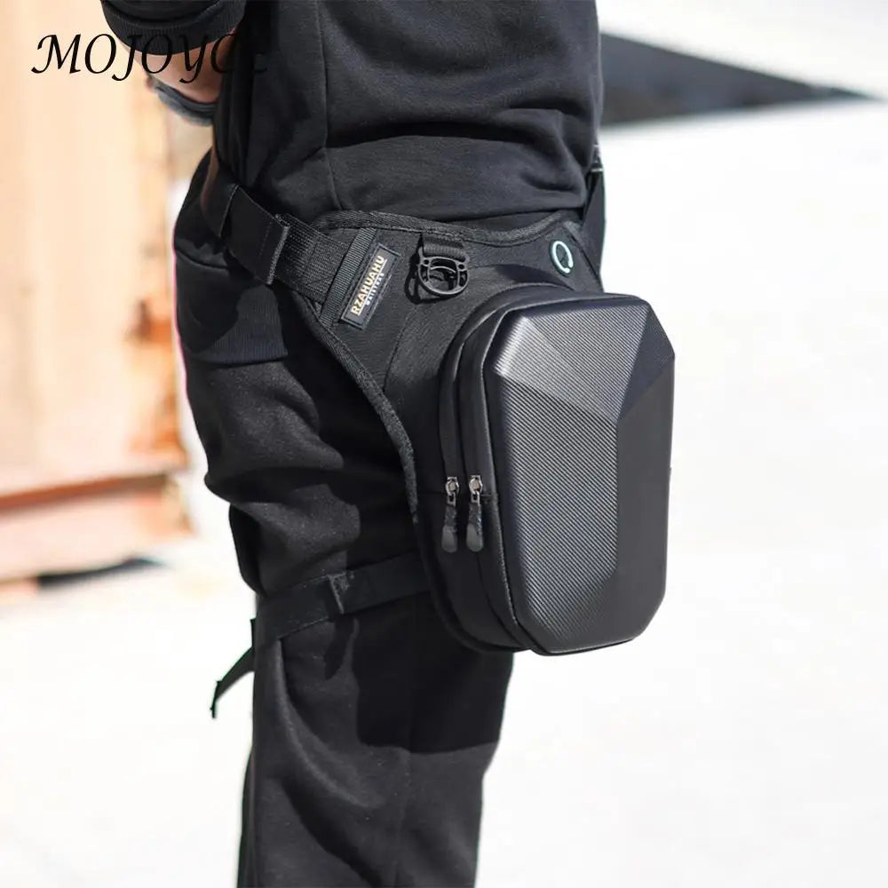 Drop Bag - Crossbody Shoulder Purse Waterproof Motorcycle Tank Bag Motorcycle Waist Pack for Men Women Cycling Hiking Climbing