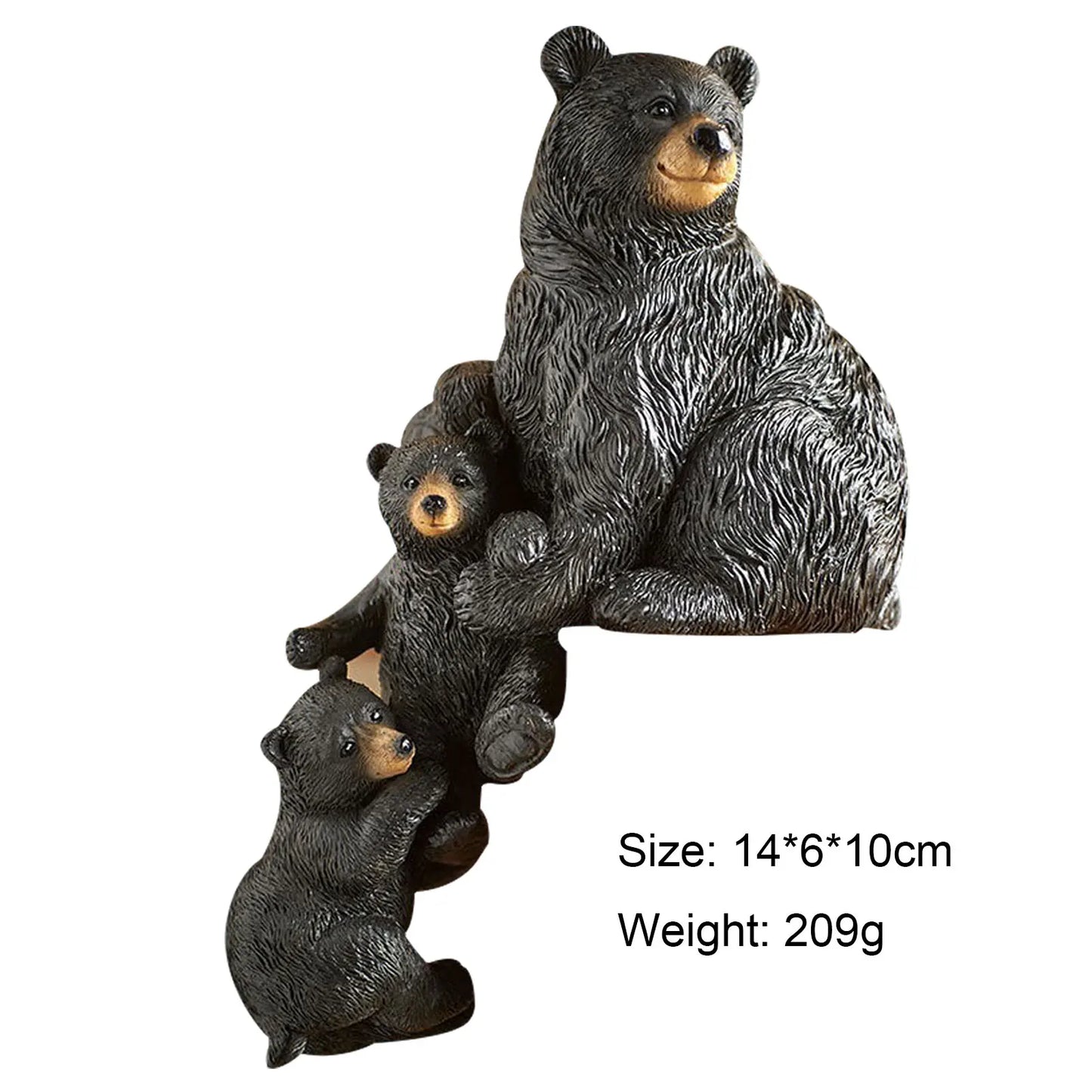 Christmas Decor Gnome Santa Claus - Polar Bear Black Bear Resin - Desktop Decoration For Home Party