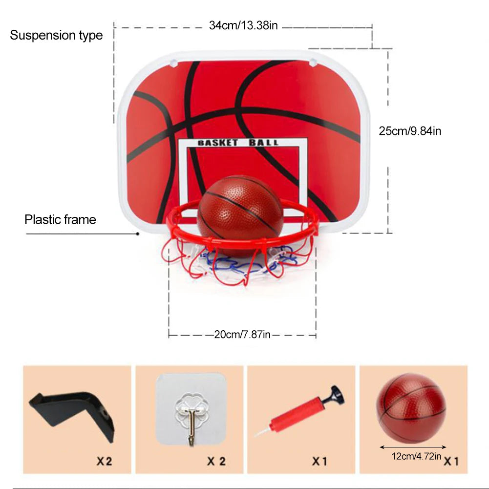 Kids Mini Basketball Hoop With Electronic Scoreboard - Outdoor - Indoor