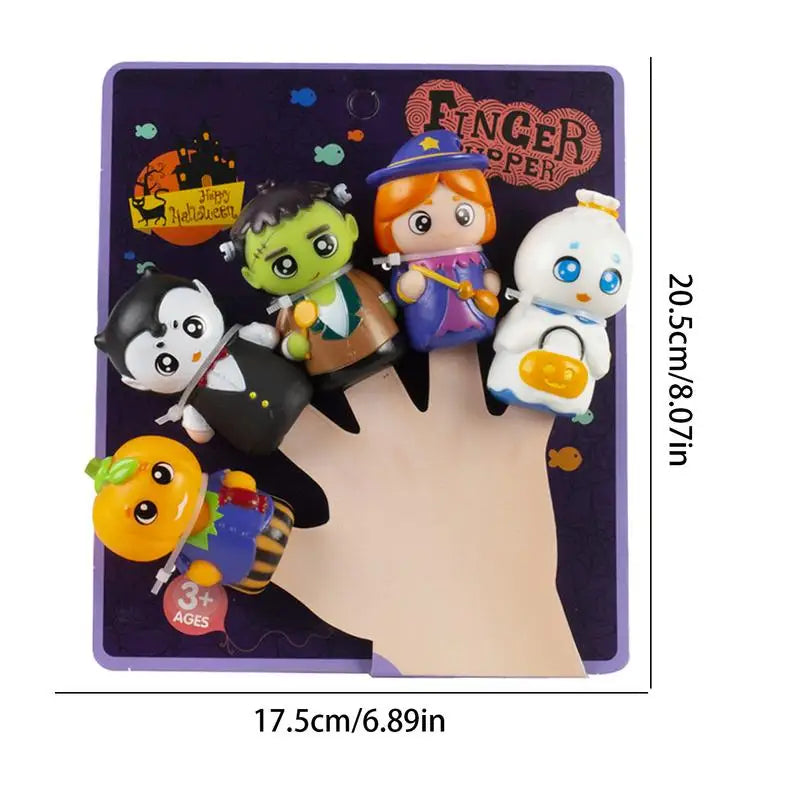 Character Finger Puppets -Children Halloween Finger Puppets - Toy Puppets -Wonderful 5X Puppets For Halloween Party