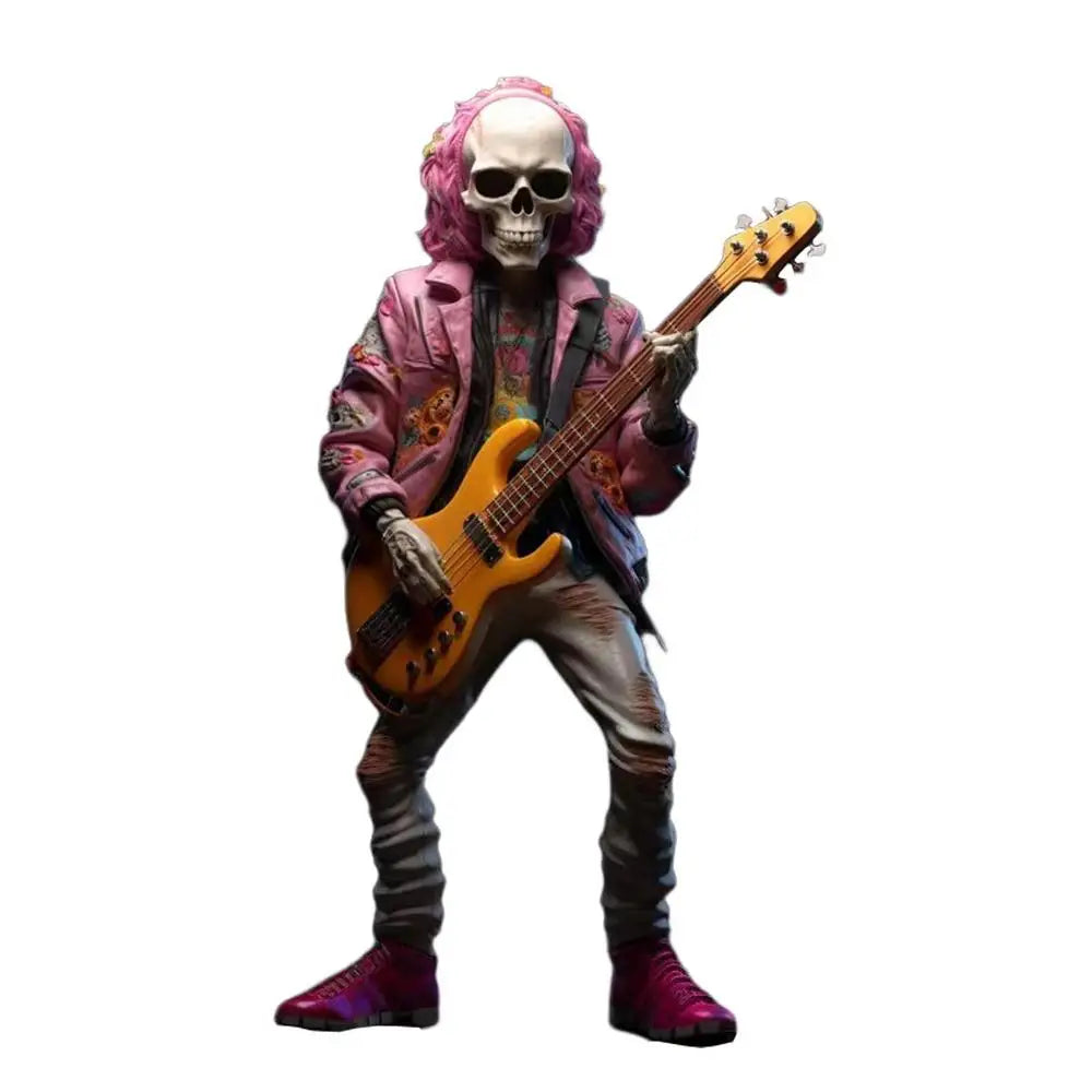 Halloween Rock Skull Band - Doll Halloween Party Celebration - A Gift For Rock Musicians
