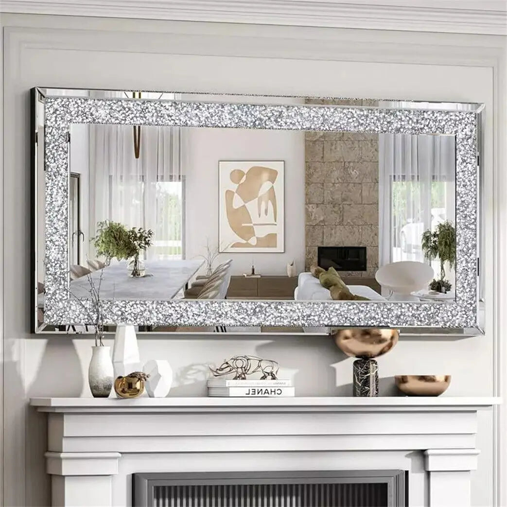 Crystal Crush Diamond Wall Mirror