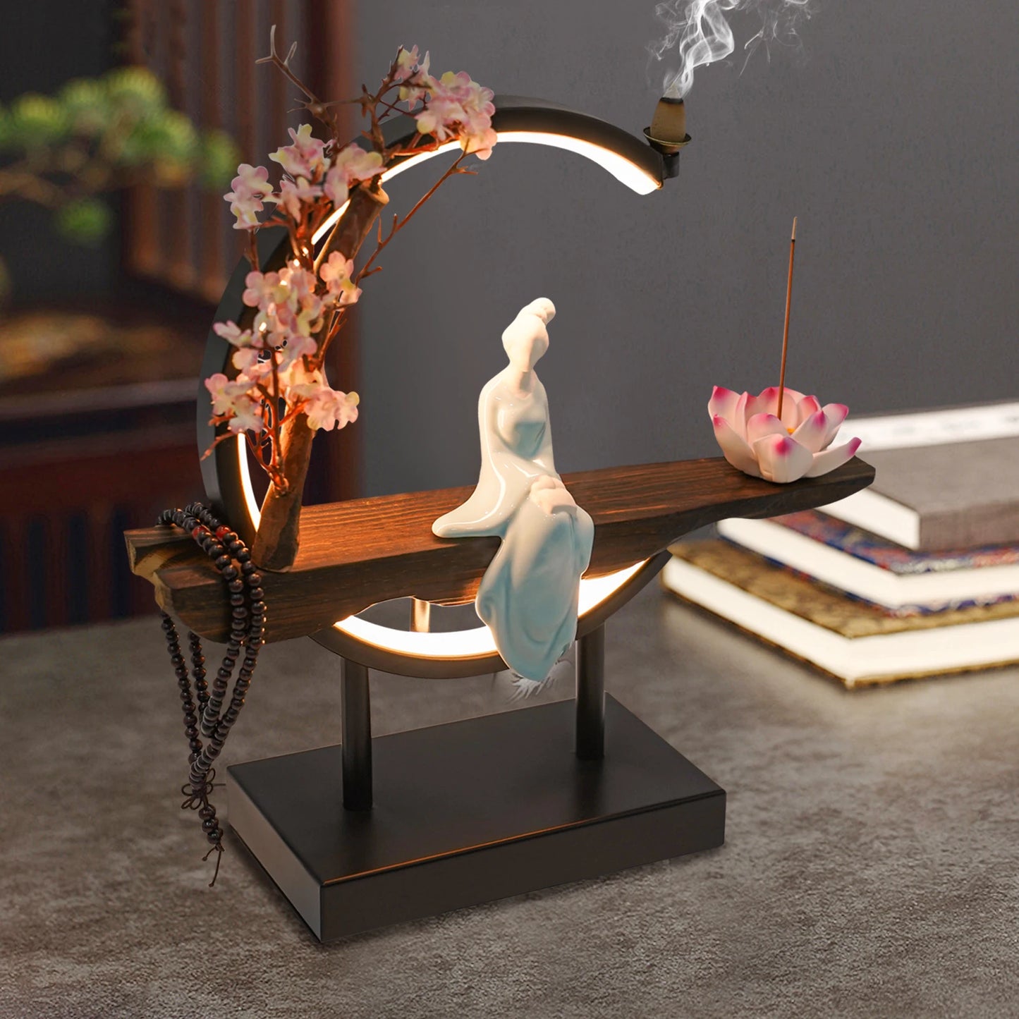 New Chinese Style Zen Meditation Incense Burner Set