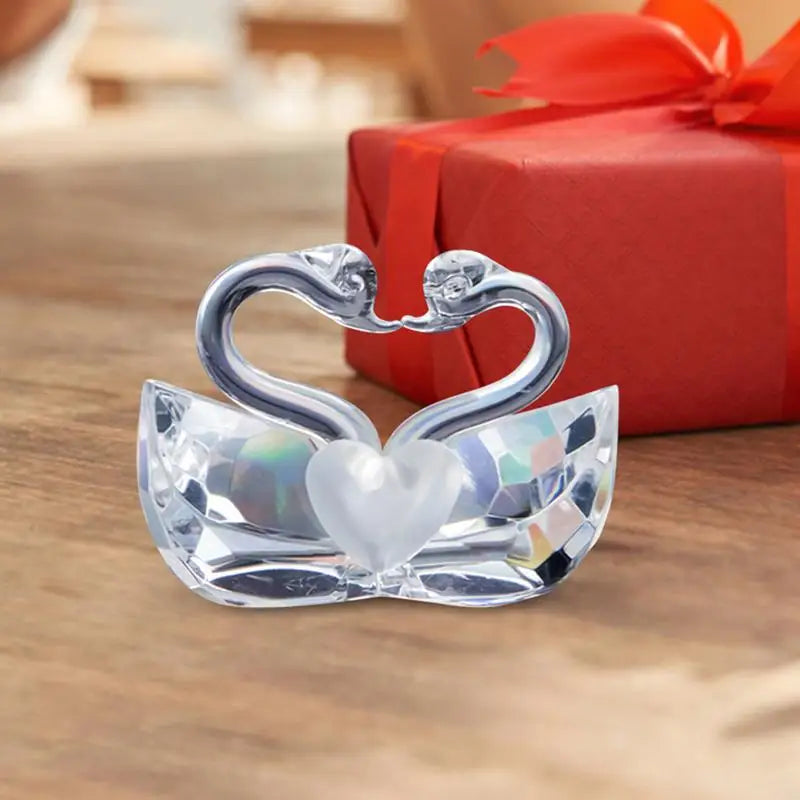 Duck Decor Glass Crystal  Glass