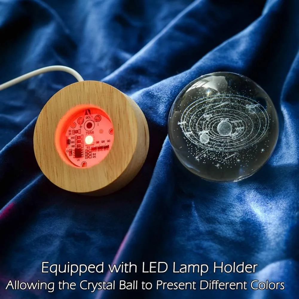 3D Solar System Crystal Ball
