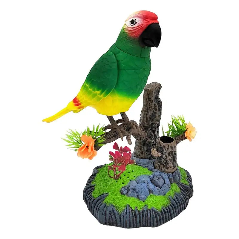 Talking Bird Toy  - Electronic Parrot Sensor -  Toy For Boys & Girls  Desk