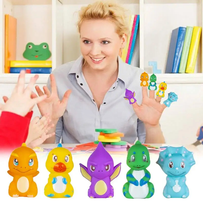 Character Finger Puppets -Children Halloween Finger Puppets - Toy Puppets -Wonderful 5X Puppets For Halloween Party
