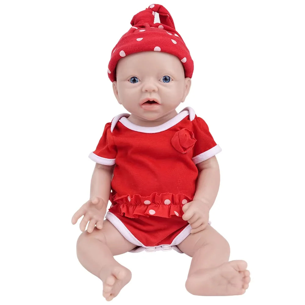 100% Full Silicone  Doll  Realistic Baby Toys -  Lifelike Newborn Baby - DIY Painted Dolls Kit for Children