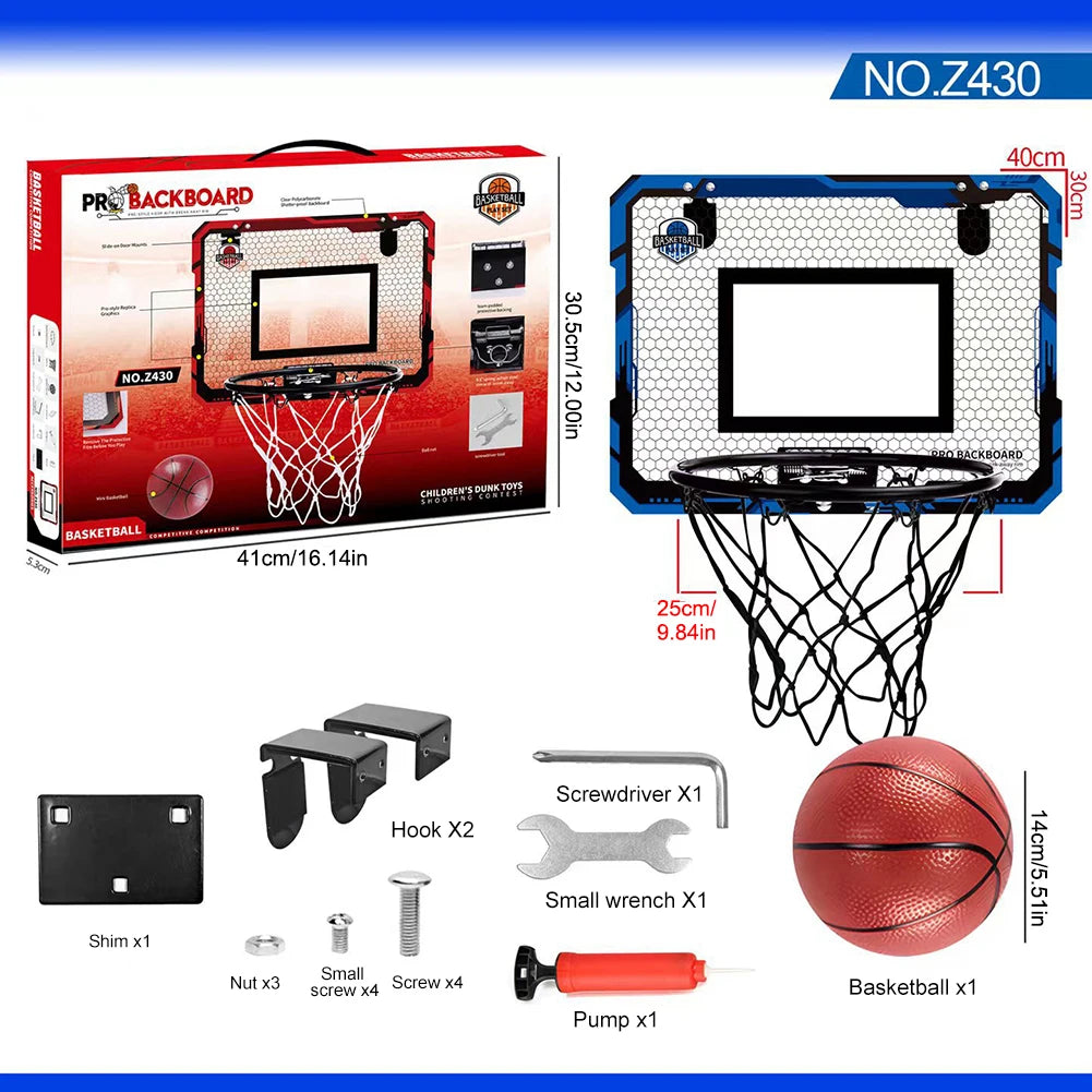 Kids Mini Basketball Hoop With Electronic Scoreboard - Outdoor - Indoor