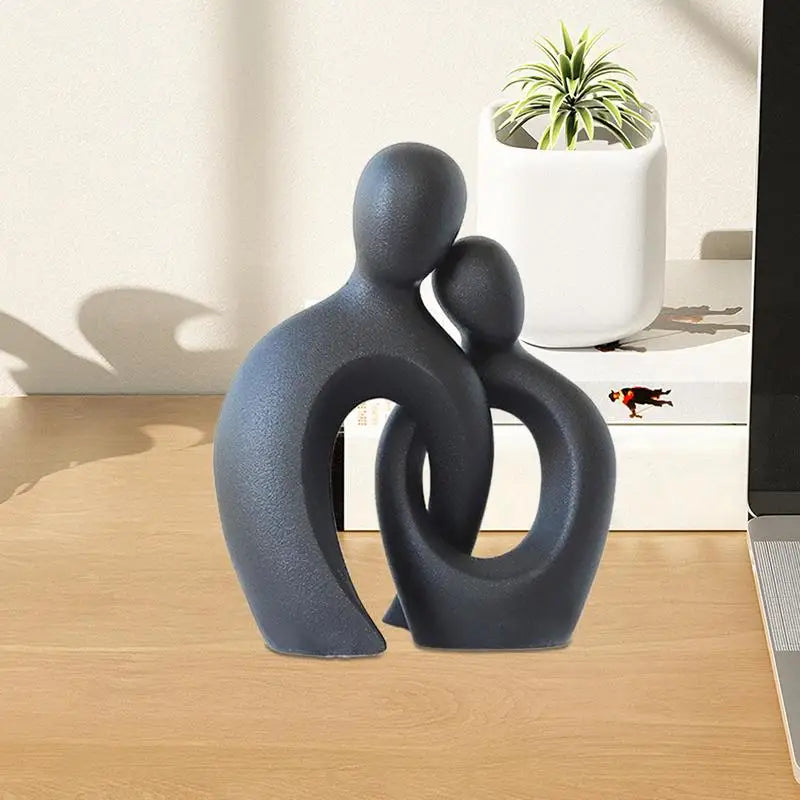 Couple Sculpture Lover-  Hugging Characters