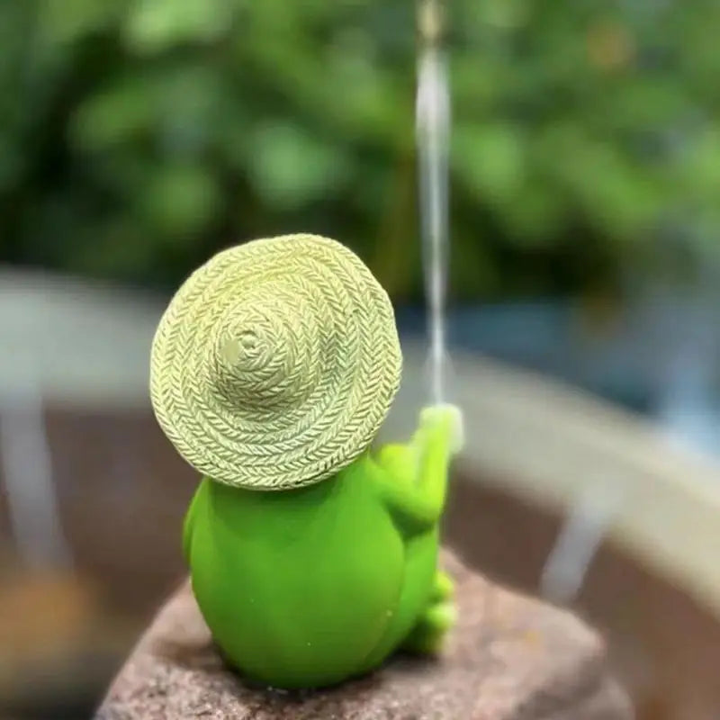 Frog Fishing  Outdoor  Sculpture