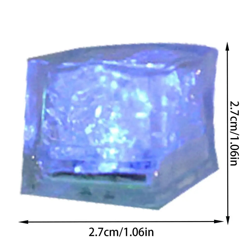 8PCS Bath Tub LED Light Up Cubes - Multicolor Bath Glow Cubes - Water Activated