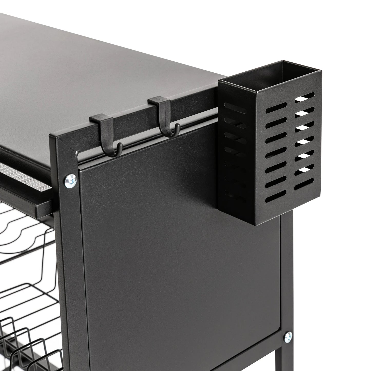 Large 2-Tier Dish and Cutlery Drainer,- Dish Drying Rack for Kitchen - Countertop Organization