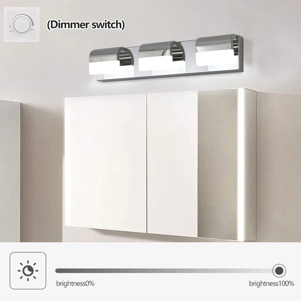 Bathroom Vanity Lighting 3-Light LED  Over Mirror