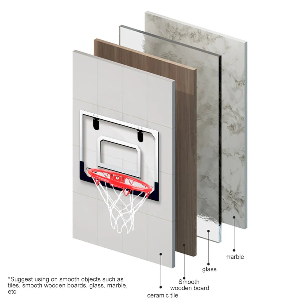 Kids Mini Basketball Hoop With Electronic Scoreboard - Outdoor - Indoor