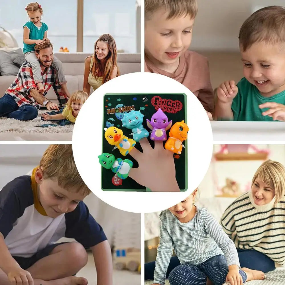 Character Finger Puppets -Children Halloween Finger Puppets - Toy Puppets -Wonderful 5X Puppets For Halloween Party