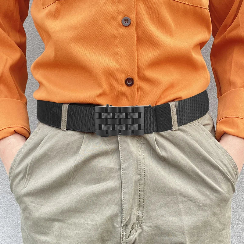 New Golf Sports Elastic Belt Tactical Belt - Metal Automatic Buckle s
