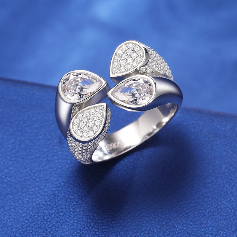 Original Design 925 Sterling Silver Moissanite Ring For Women  or Men