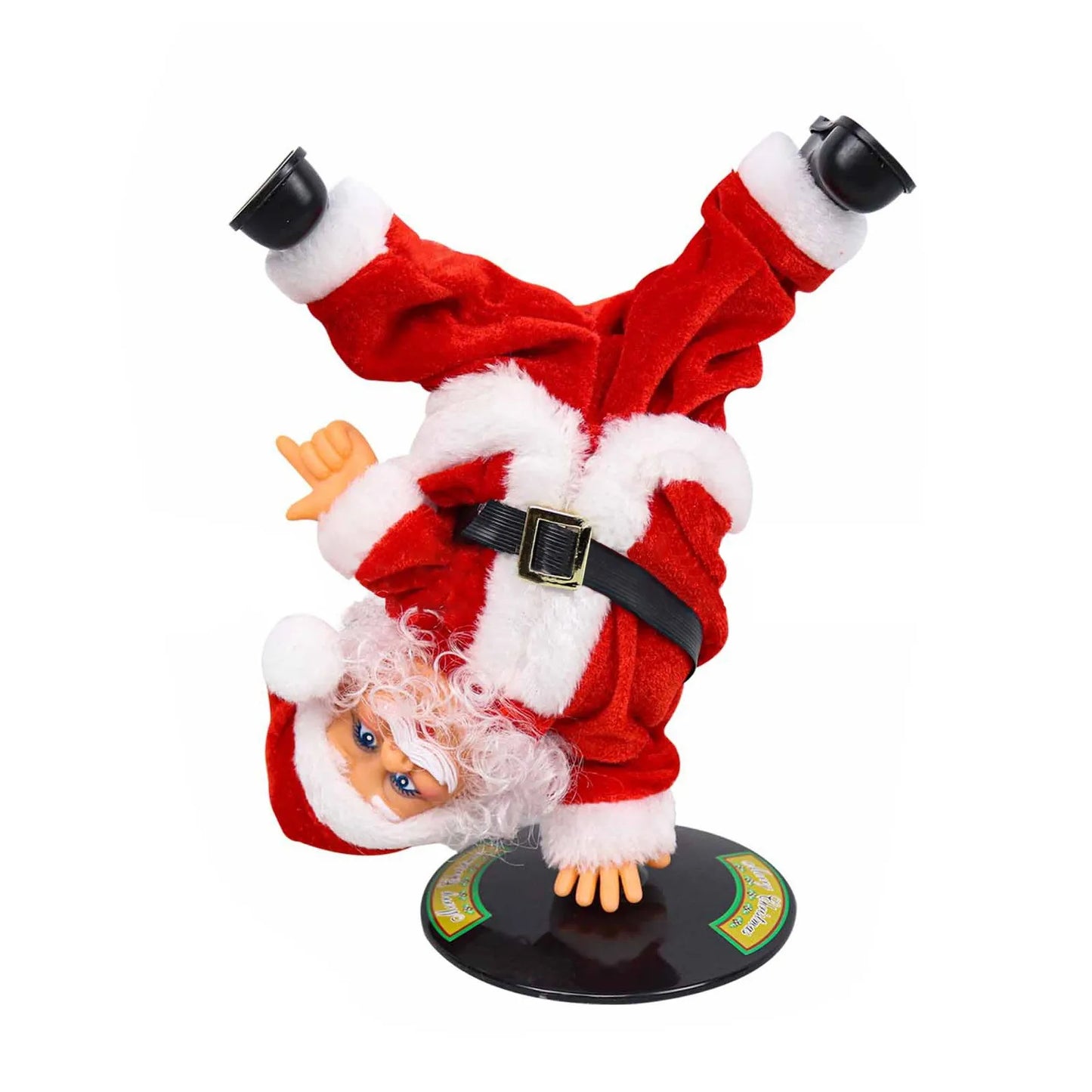 Creative Electric Handstand Santa Claus Doll With Music