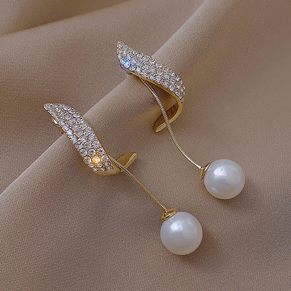 2PC Women's Fashion Multi Style Long Irregular tassel Earrings