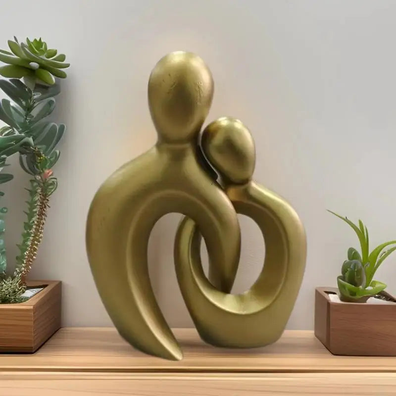 Couple Sculpture Lover-  Hugging Characters
