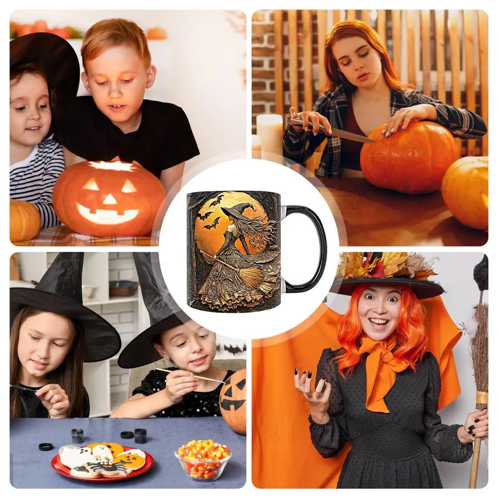 Witch Coffee Mug - Ceramic Coffee Cup - Water Cups