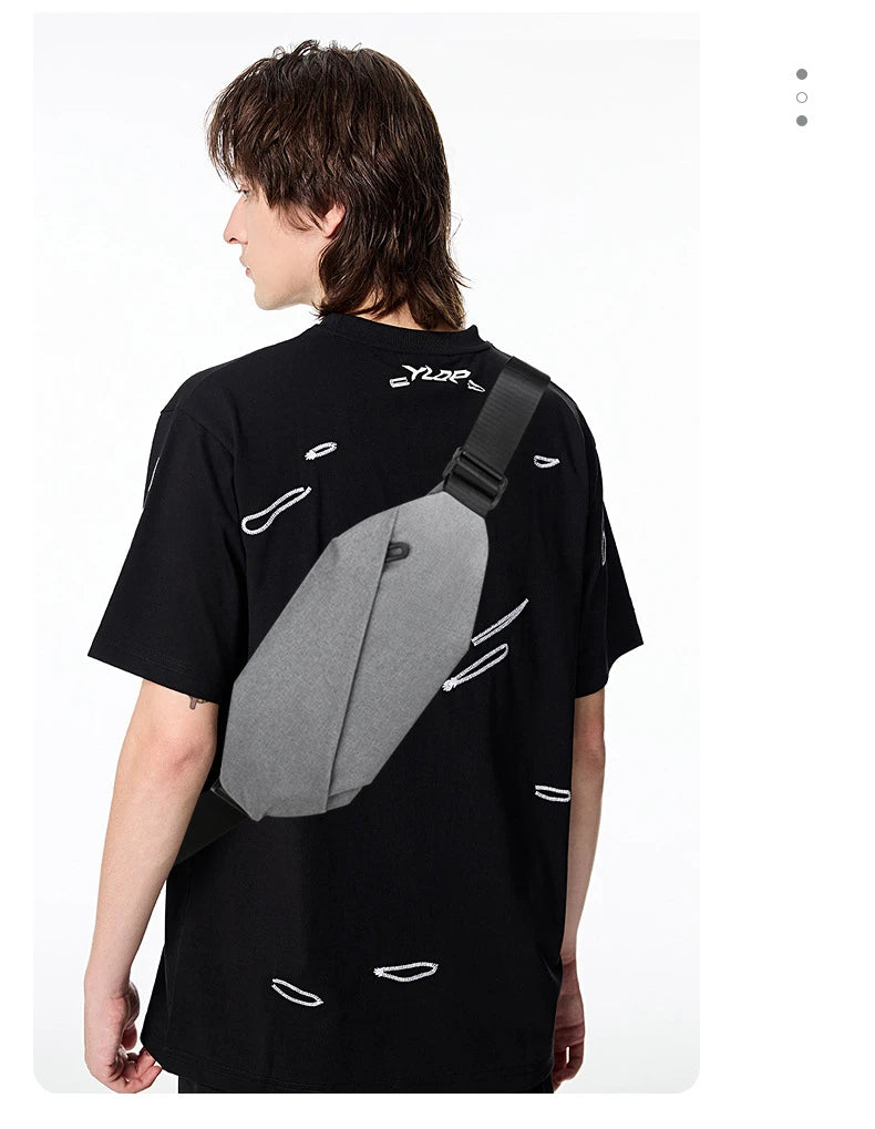 Men's Crossbody - Large Capacity Casual Shoulder Fashion - Multi-functional Chest Bag