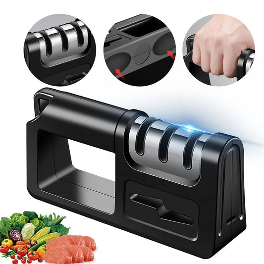 Stainless Steel Knife Sharpener Kitchen - Four In One Knife Sharpener Tool