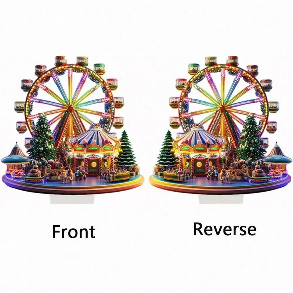 Christmas Ferris Wheel Decoration 2D Desktop Acrylic