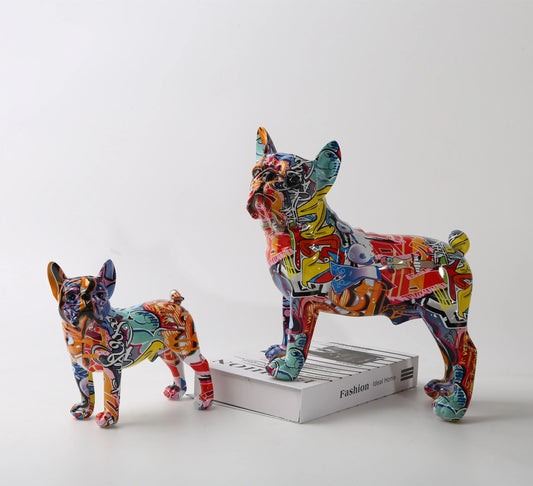 L/S French Bulldog - Creative Resin Crafts - Home Decoration
