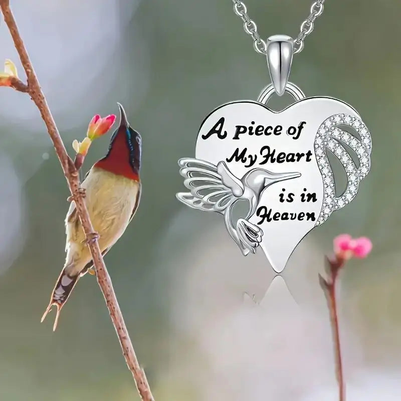 Hummingbird Pendant Necklace - Thanksgiving/Christmas Gift Idea