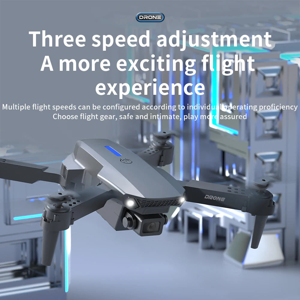 New E88 Pro WIFI FPV Drone Wide Angle - HD 4K Camera Height - Dron Helicopter