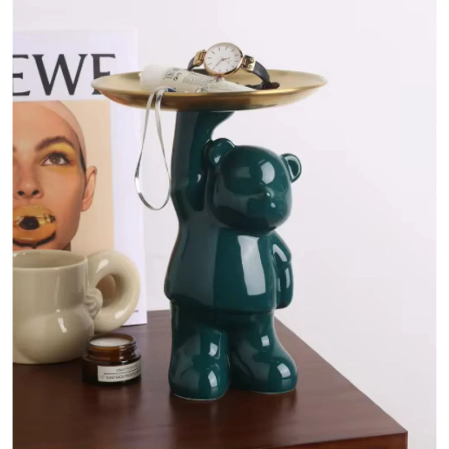 Nordic Creative Light Luxury Ceramic Animal  Storage