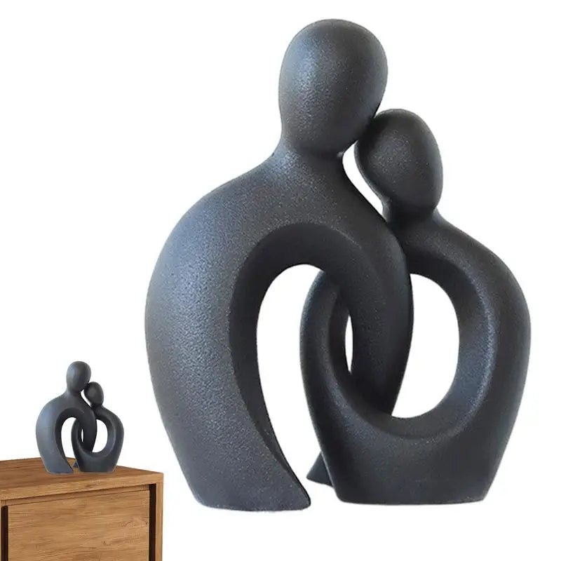Couple Sculpture Lover-  Hugging Characters