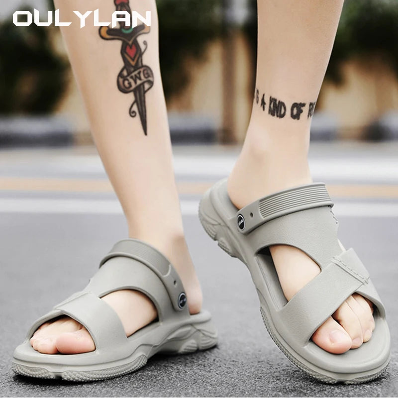 Slippers Anti Slip Thick Soled Summer Sandals for Men or women.  Outdoor Beach Shoes