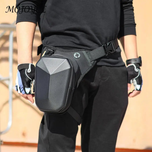 Drop Bag - Crossbody Shoulder Purse Waterproof Motorcycle Tank Bag Motorcycle Waist Pack for Men Women Cycling Hiking Climbing