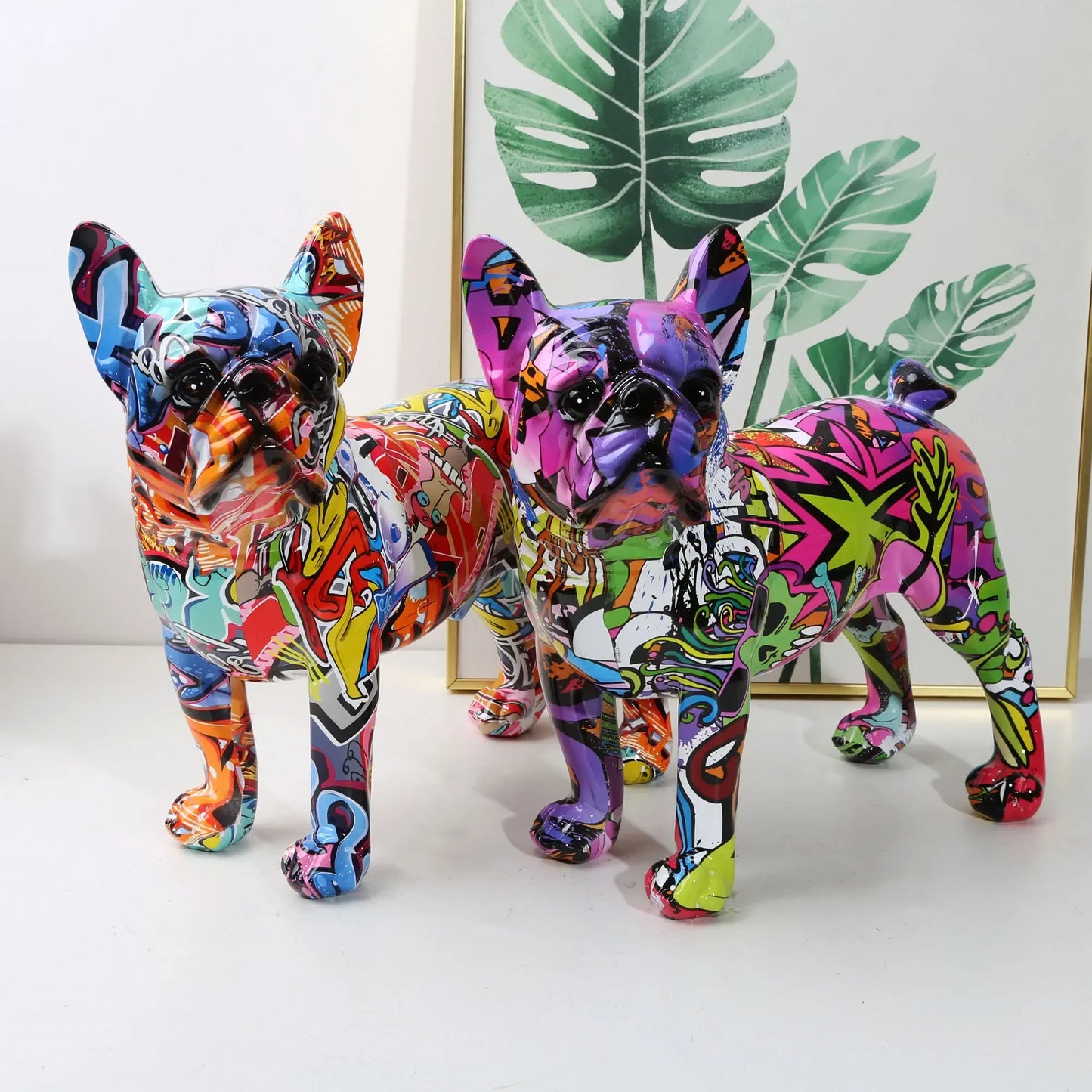 L/S French Bulldog - Creative Resin Crafts - Home Decoration