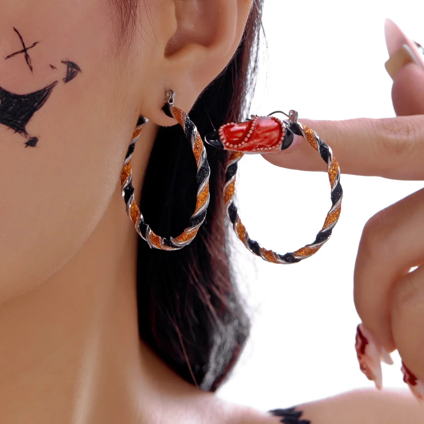 Cute Halloween Dangle Earrings for Women - Cartoon Pumpkin - Ghost Spider Drop Oil Earring